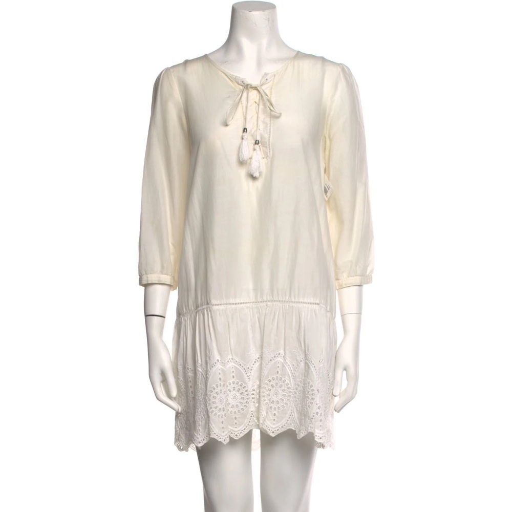 Zara off white flowy dress